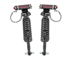 Rough Country Vertex 2.5 Adjustable Coilovers for Ford F-150 2014-2024, 6.5-7.5 Inch Lift