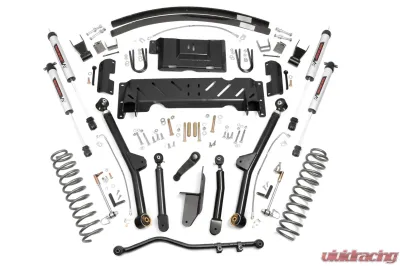 Rough Country 4.5" Lift Kit Long Arm RR AAL NP231 V2 Jeep Cherokee XJ 84-01 - 68970