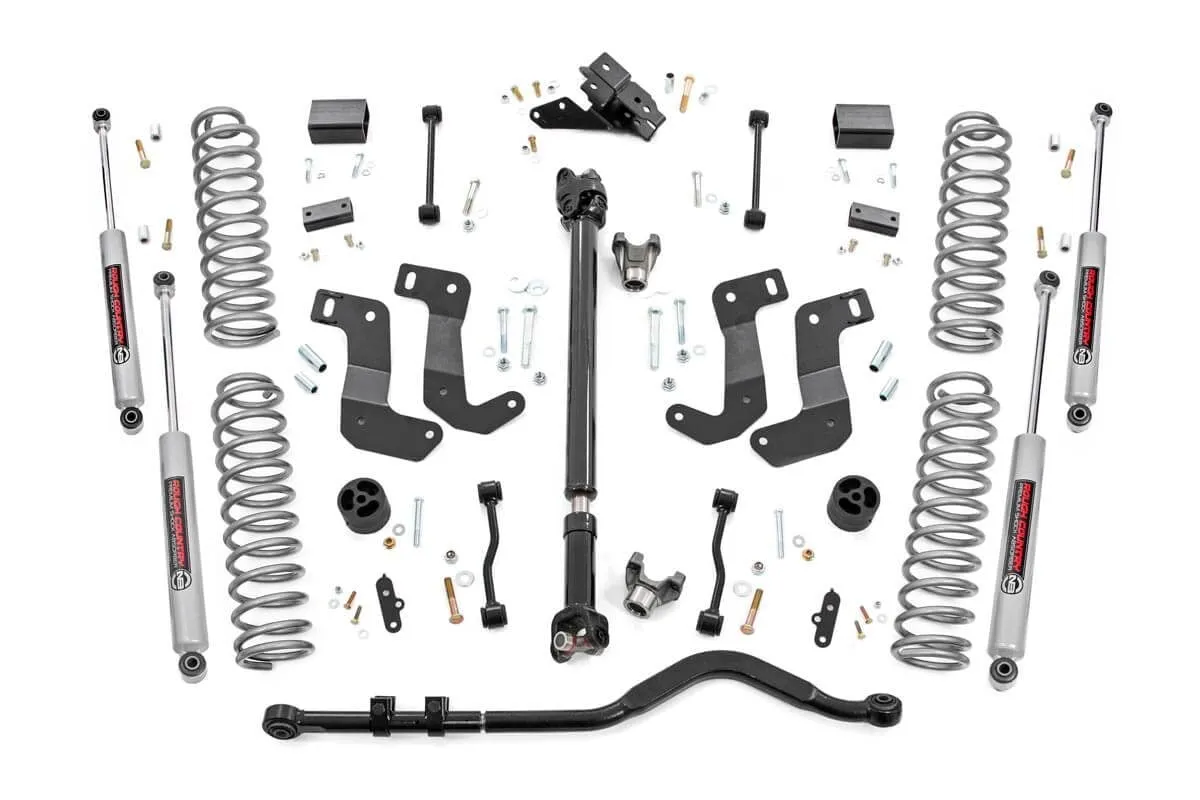 Rough Country 3.5" Suspension Lift Kit Rubicon w/Premium N3 Jeep Wrangler JL Unlimited 2018-2022 - 69031