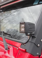 Rough Country Lower A-Pillar Light Mounts Jeep Wrangler TJ 1997-2006                                     - 70046 - Image 2
