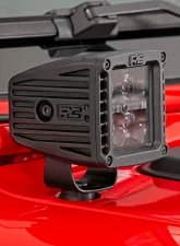 Rough Country 2" LED Cube Easy-Mount Kit Black Series w/Amber DRL Jeep Gladiator JT Wrangler JL 2 Door Wrangler JL Unlimited 2018-2022                                     - 70060 - Image 3
