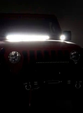 Rough Country 2" LED Cube Easy-Mount Kit Black Series w/Amber DRL Jeep Gladiator JT Wrangler JL 2 Door Wrangler JL Unlimited 2018-2022                                     - 70060 - Image 4