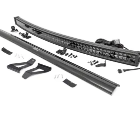 Rough Country LED Light Dual Row Black Series w/White DRL Jeep Cherokee XJ 2WD 4WD 1984-2001