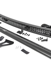 Rough Country LED Light Dual Row Black Series w/White DRL Jeep Cherokee XJ 2WD 4WD 1984-2001                                     - 70074 - Image 4