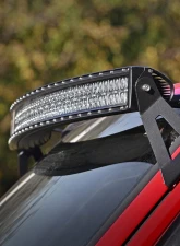 Rough Country LED Light Dual Row Black Series w/White DRL Jeep Cherokee XJ 2WD 4WD 1984-2001                                     - 70074 - Image 2