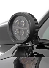 Rough Country LED Light Kit Ditch Mount 3.5" Amber DRL for Jeep Cherokee KL 2014-2021                                     - 70083 - Image 2