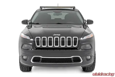 Rough Country 40" Black Single Row Roof Mounted LED Light Kit Jeep Cherokee KL 2014-2023 - 70086