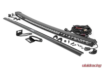 Rough Country 40" Black Single Row Roof Mounted LED Light Kit Jeep Cherokee KL 2014-2023 - 70086