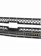 Rough Country Mesh Grille 30 Single Row LED Black Chevy Silverado 1500 2WD 4WD 2014-2015                                     - 70103 - Image 4