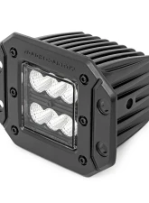 Rough Country 2 Inch Black Series LED Light Pods  Pair Flood Flush Mount                                     - 70113BL - Image 2