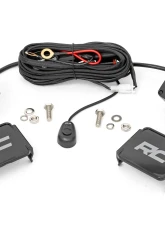 Rough Country 2 Inch Black Series LED Light Pods  Pair Flood                                     - 70133BL - Image 5