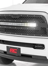 Rough Country Mesh Grille 30" Dual Row LED Black Ram 2500 3500 2WD | 4WD 2013-2018                                     - 70152 - Image 6