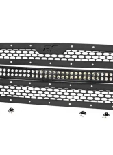 Rough Country Mesh Grille 30" Dual Row LED Black Ram 2500 3500 2WD | 4WD 2013-2018                                     - 70152 - Image 2