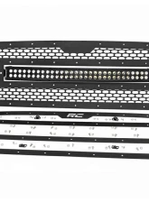 Rough Country Mesh Grille 30" Dual Row LED Black Ram 2500 3500 2WD | 4WD 2013-2018                                     - 70152 - Image 3