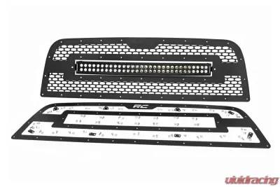 Rough Country Mesh Grille 30" Dual Row LED Black Ram 2500 3500 2WD | 4WD 2013-2018 - 70152