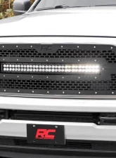 Rough Country Mesh Grille 30" Dual Row LED Black Ram 2500 3500 2WD | 4WD 2013-2018                                     - 70152 - Image 4