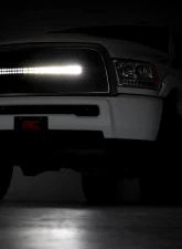 Rough Country Mesh Grille 30" Dual Row LED Black Ram 2500 3500 2WD | 4WD 2013-2018                                     - 70152 - Image 6