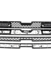 Rough Country Mesh Grille 12" Single Row LED Pair Black Chevy Silverado 2500 HD 3500 HD 2WD | 4WD 2011-2014                                     - 70155 - Image 5