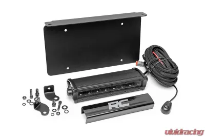 Rough Country LED License Plate Mount Kit w/8" Black Series CREE LED Light Bar - 70183