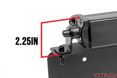 Rough Country LED License Plate Mount Kit w/8" Black Series CREE LED Light Bar - 70183