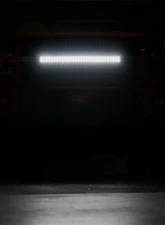 Rough Country Mesh Grille Black Series for Ford F-150 2015-2017, LED Light Bar Included                                     - 70193 - Image 6