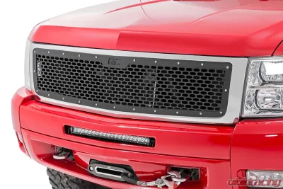 Rough Country Laser-Cut Mesh Replacement Grille Chevrolet Silverado 1500 2007-2013 - 70194