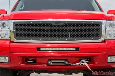 Rough Country Laser-Cut Mesh Replacement Grille Chevrolet Silverado 1500 2007-2013 - 70194