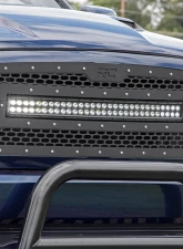 Rough Country Mesh Grille 30 Inch Dual Row LED Black White DRL for Ram 1500 2013-2024                                     - 70199DRL - Image 6