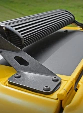 Rough Country 20" Single or Dual Row LED Light Bar Hood Mounting Brackets Jeep Wrangler TJ LJ 1997-2006                                     - 70210 - Image 3