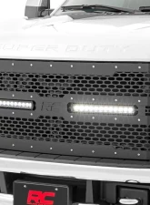 Rough Country Mesh Grille Black 12 Dual Row LED Ford F-250 Super Duty F-350 Super Duty 2WD | 4WD 2017-2019                                     - 70216 - Image 3