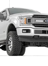 Rough Country 10 Inch Black Series LED Light Bar Slim Line Pair                                     - 70410ABL - Image 4