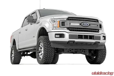 Rough Country 10 Inch Black Series LED Light Bar Slim Line Pair - 70410ABL