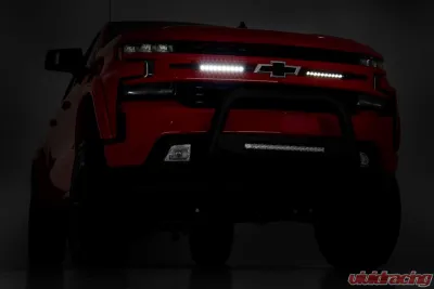 Rough Country 10 Inch Black Series LED Light Bar Slim Line Pair - 70410ABL