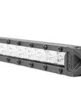Rough Country 10 Inch Chrome Series LED Light Bar Slim Line Pair                                     - 70410A - Image 6