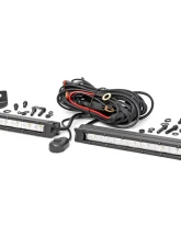 Rough Country 10 Inch Chrome Series LED Light Bar Slim Line Pair                                     - 70410A - Image 2