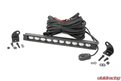 Rough Country 10 Inch Black Series LED Light Bar Slim Line - 70411ABL