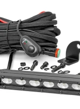 Rough Country 6 Inch Black Series LED Light Bar Slim Line                                     - 70416ABL - Image 6
