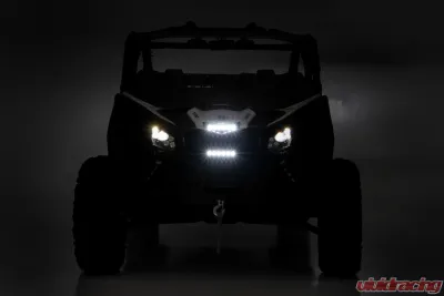 Rough Country 6 Inch Black Series LED Light Bar Slim Line - 70416ABL