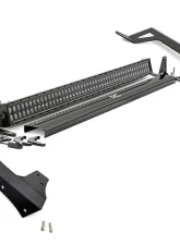 Rough Country 50-Inch LED Light Kit Windshield Mount for Jeep Wrangler 2007-2018, Black                                     - 70504BL - Image 4