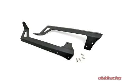 Rough Country 50" LED Light Bar Upper Windshield Mounting Brackets Jeep Wrangler JK JKU 2007-2018 - 70504