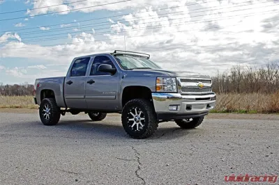 Rough Country 50" Curved LED Light Bar Upper Windshield Mtg Brackets GM Pickup | SUV - 70507