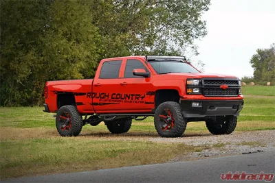 Rough Country 54" Curved LED Light Bar Upper Windshield Mounting Brackets GM SUV - 70514B