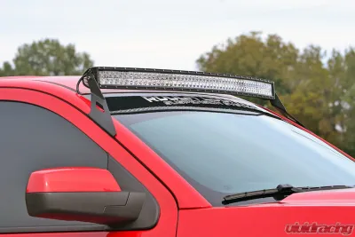 Rough Country 54" Curved LED Light Bar Upper Windshield Mounting Brackets GM 1500 Pickup - 70514