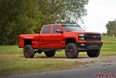 Rough Country 54" Curved LED Light Bar Upper Windshield Mounting Brackets GM 1500 Pickup - 70514