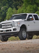 Rough Country 54" Curved LED Light Bar Upper Windshield Mtg Brackets Ford Super Duty Ford 1999-2016                                     - 70516 - Image 4