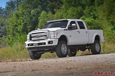 Rough Country 54" Curved LED Light Bar Upper Windshield Mtg Brackets Ford Super Duty Ford 1999-2016 - 70516