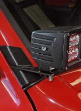 Rough Country Lower Windshield LED Light Mounts Jeep Cherokee XJ | Comanche MJ Jeep Cherokee 1984-2001                                     - 70525 - Image 2