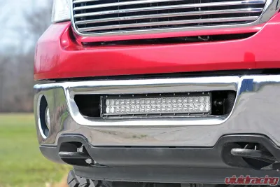 Rough Country 20" Single or Dual Row LED Light Bar Hidden Bumper Mounting Brackets Ford F-150 2006-2008 - 70527