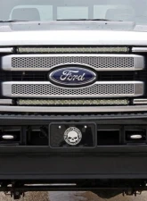 Rough Country LED Light Kit Grill 30 Inch Black Single Row White DRL for Ford F-250/F-350 2011-2016                                     - 70530BLDRL - Image 2