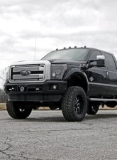 Rough Country LED Light Kit Grill 30 Inch Black Single Row White DRL for Ford F-250/F-350 2011-2016                                     - 70530BLDRL - Image 5